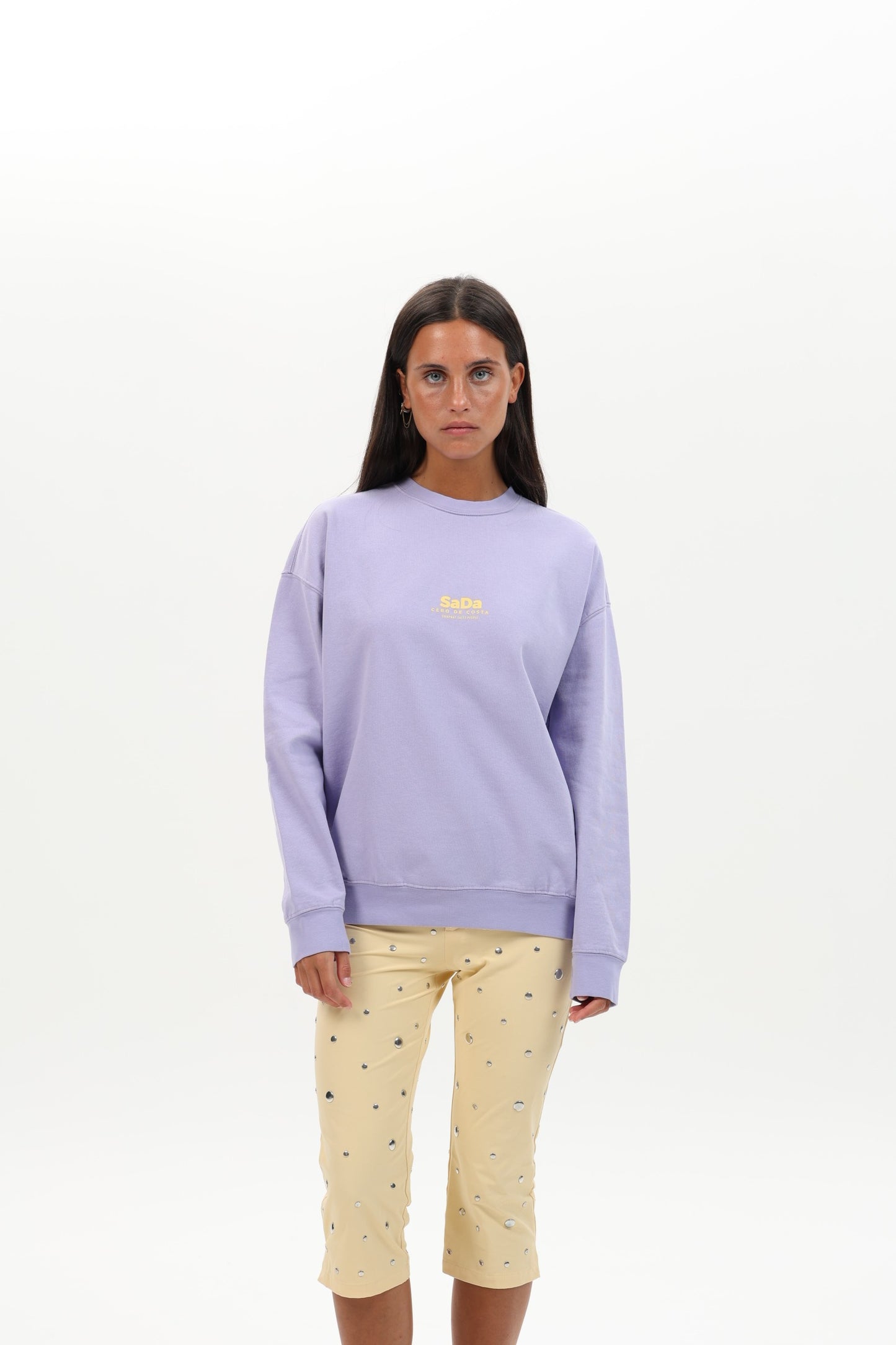 SUDADERA LILA/GRANATE "SADA"