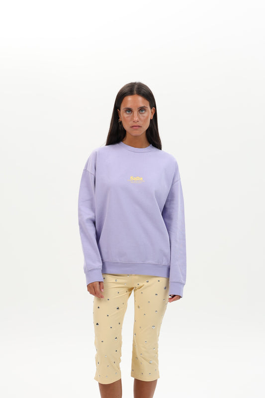 SUDADERA LILA/GRANATE "SADA"