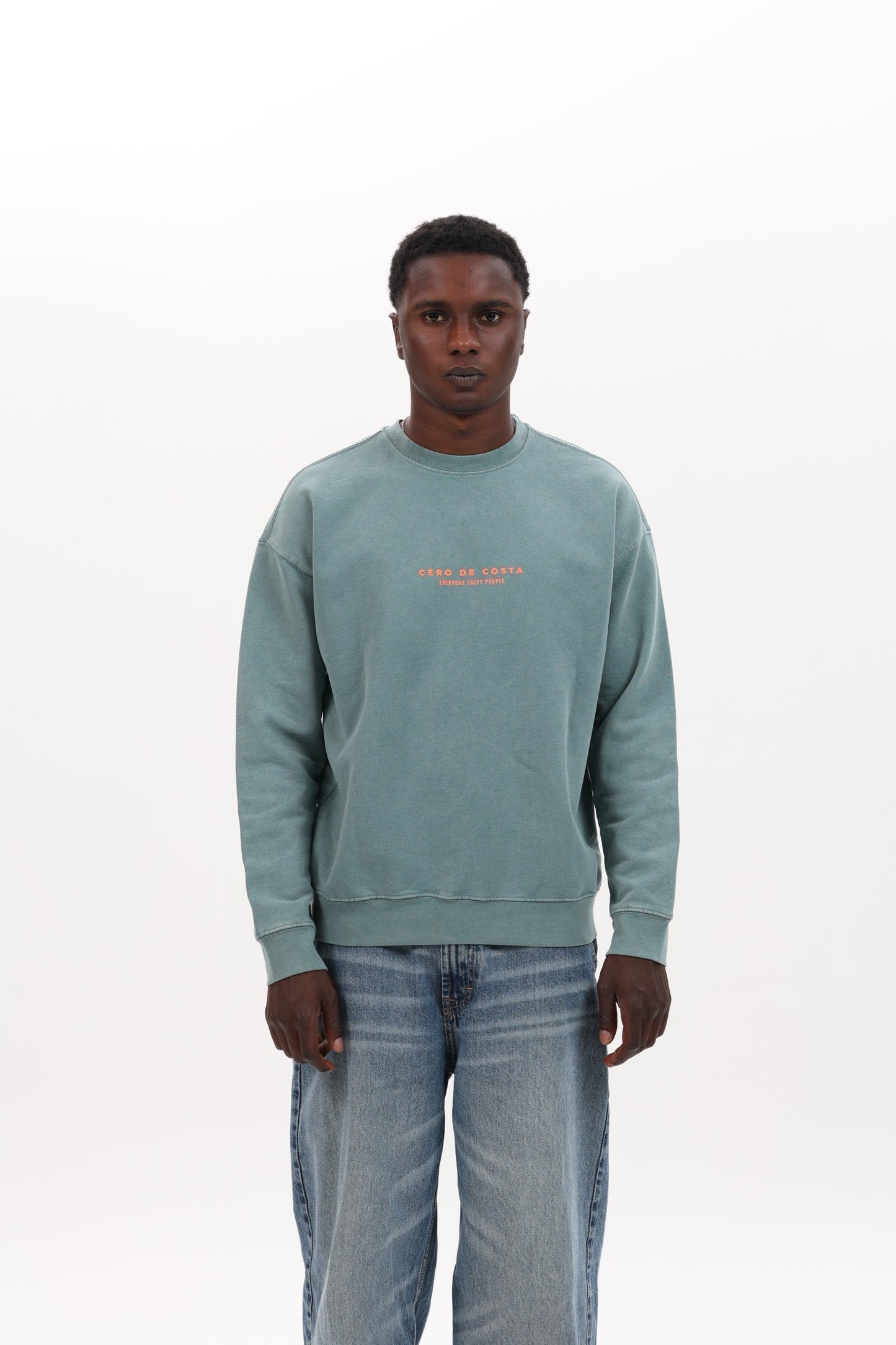 SUDADERA VERDE/ROSA "BUEU"