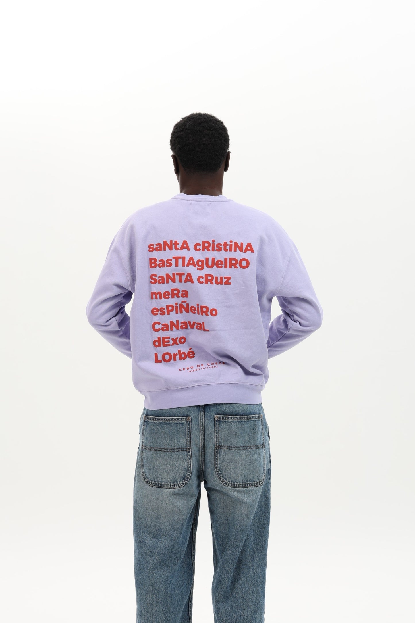 SUDADERA LILA/GRANATE "OLEIROS"