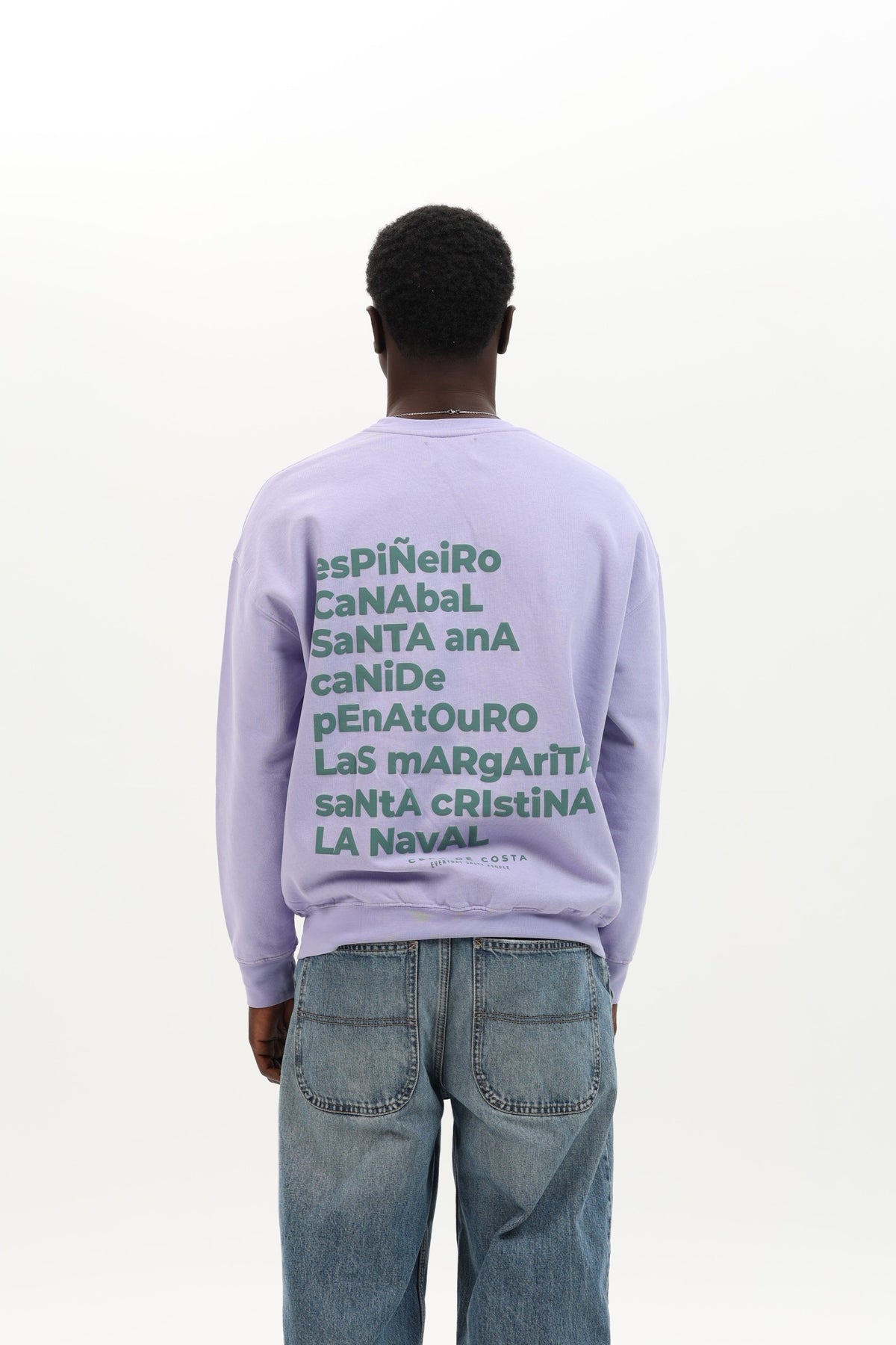 SUDADERA LILA/VERDE "MERA"