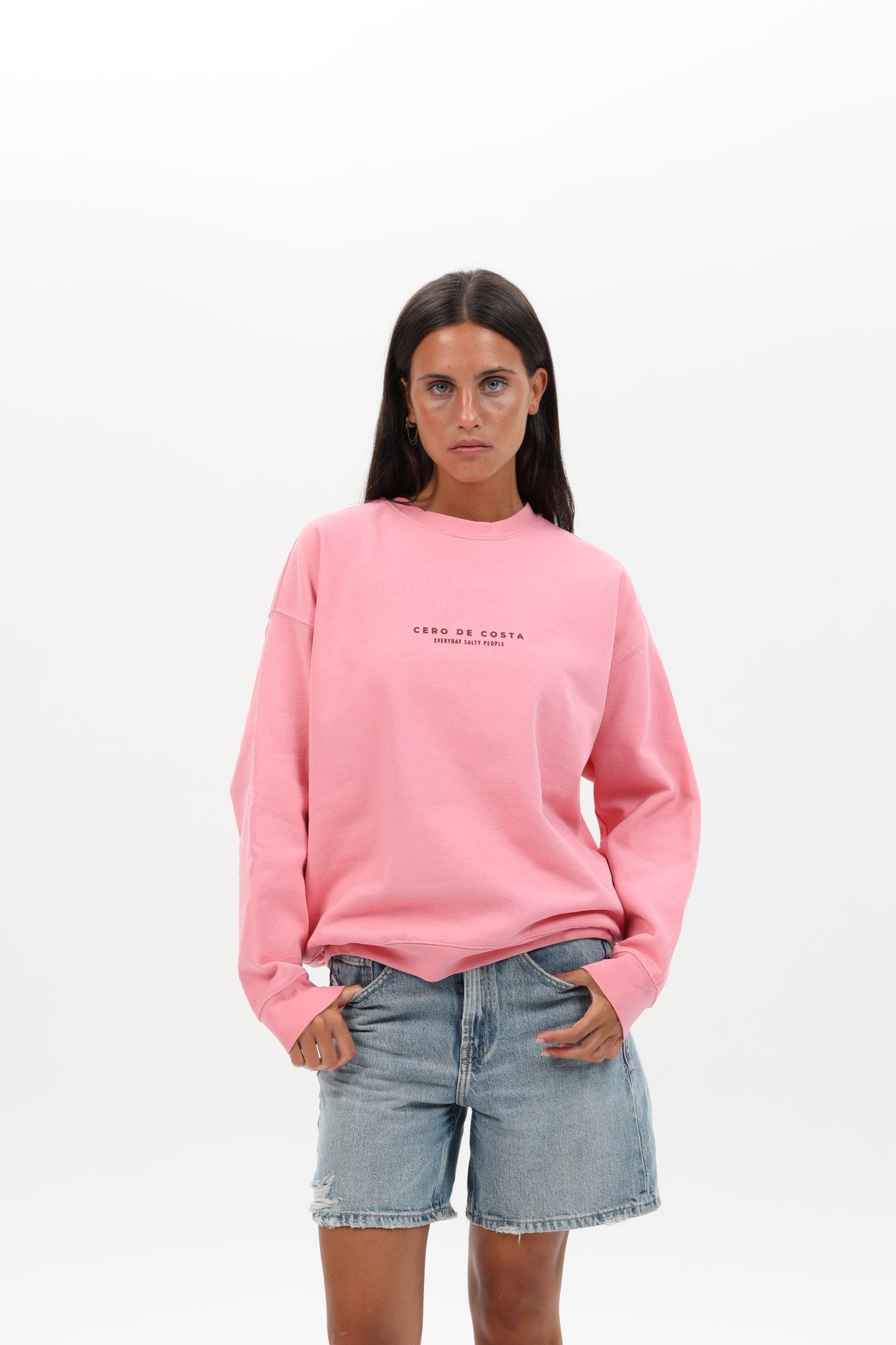 SUDADERA ROSA/GRANATE "PLAYAS SURF"