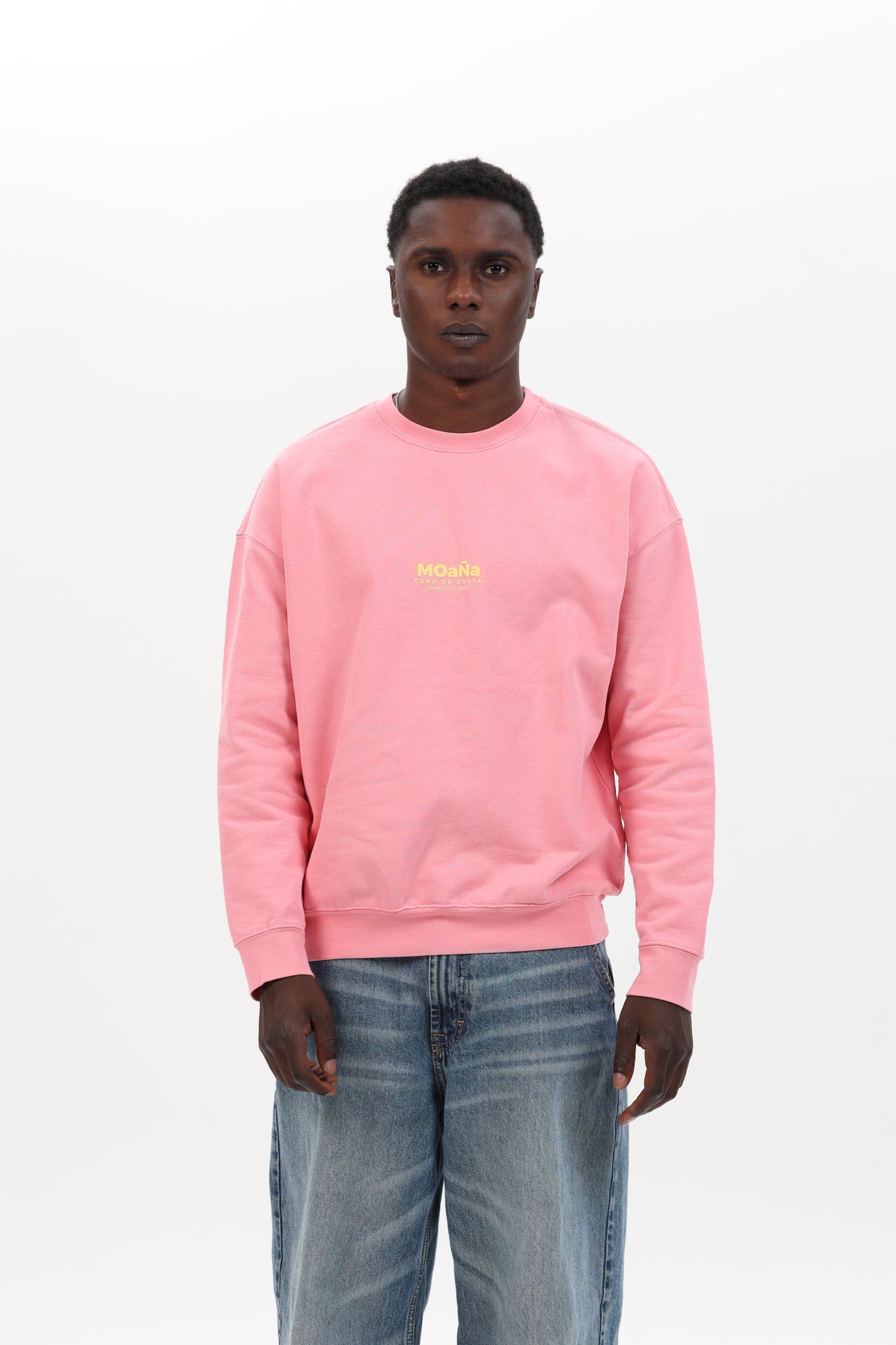 SUDADERA ROSA/BEIGE "MOAÑA"
