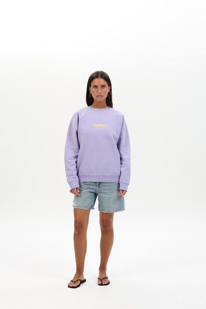 SUDADERA LILA/BEIGE "FERROL"