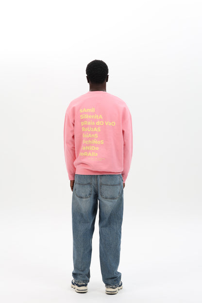 SUDADERA ROSA/BEIGE "VIGO"