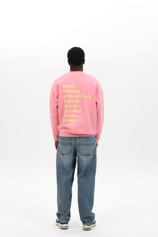 SUDADERA ROSA/BEIGE "VIGO"