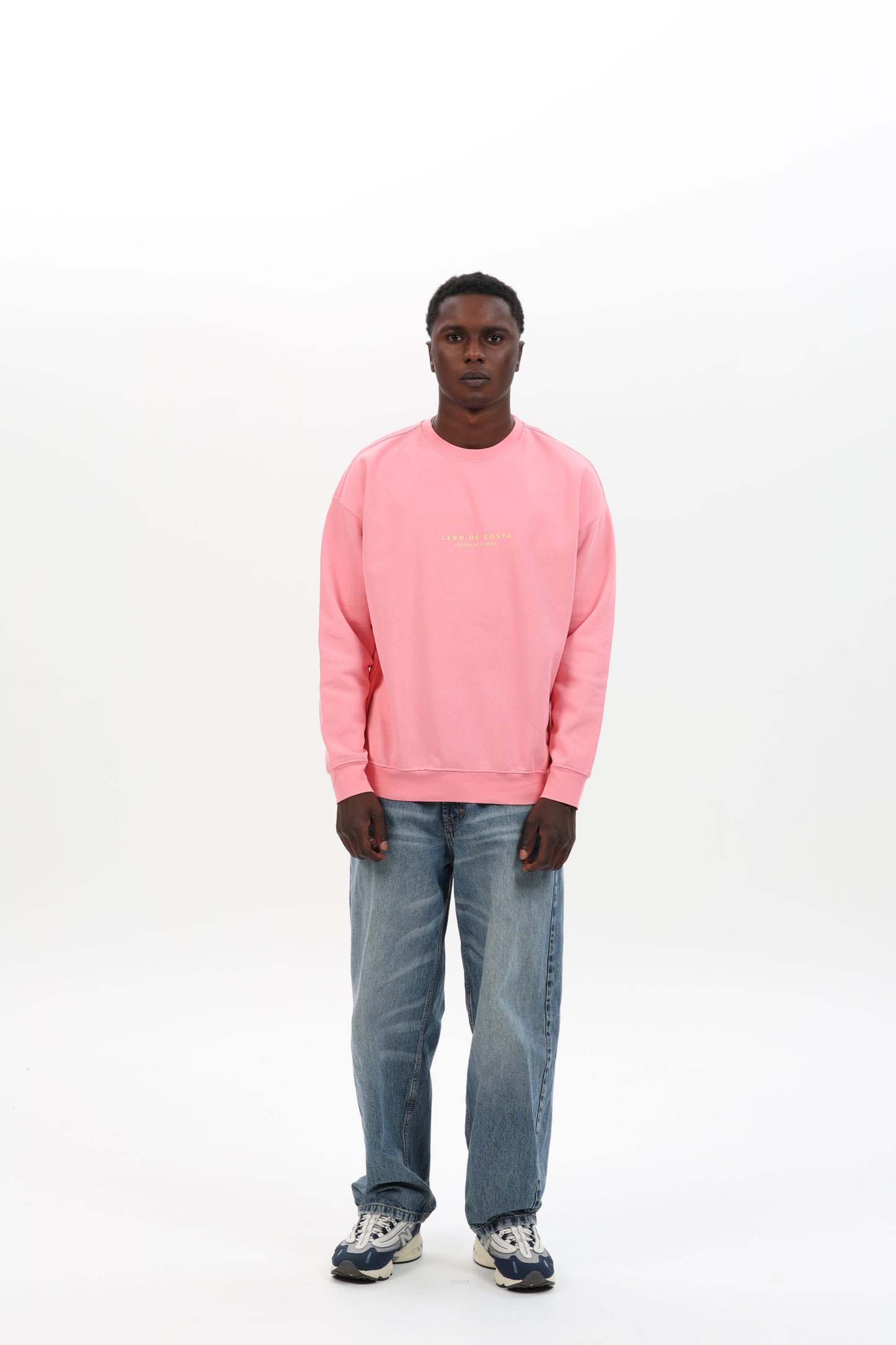 SUDADERA ROSA/BEIGE "O GROVE"