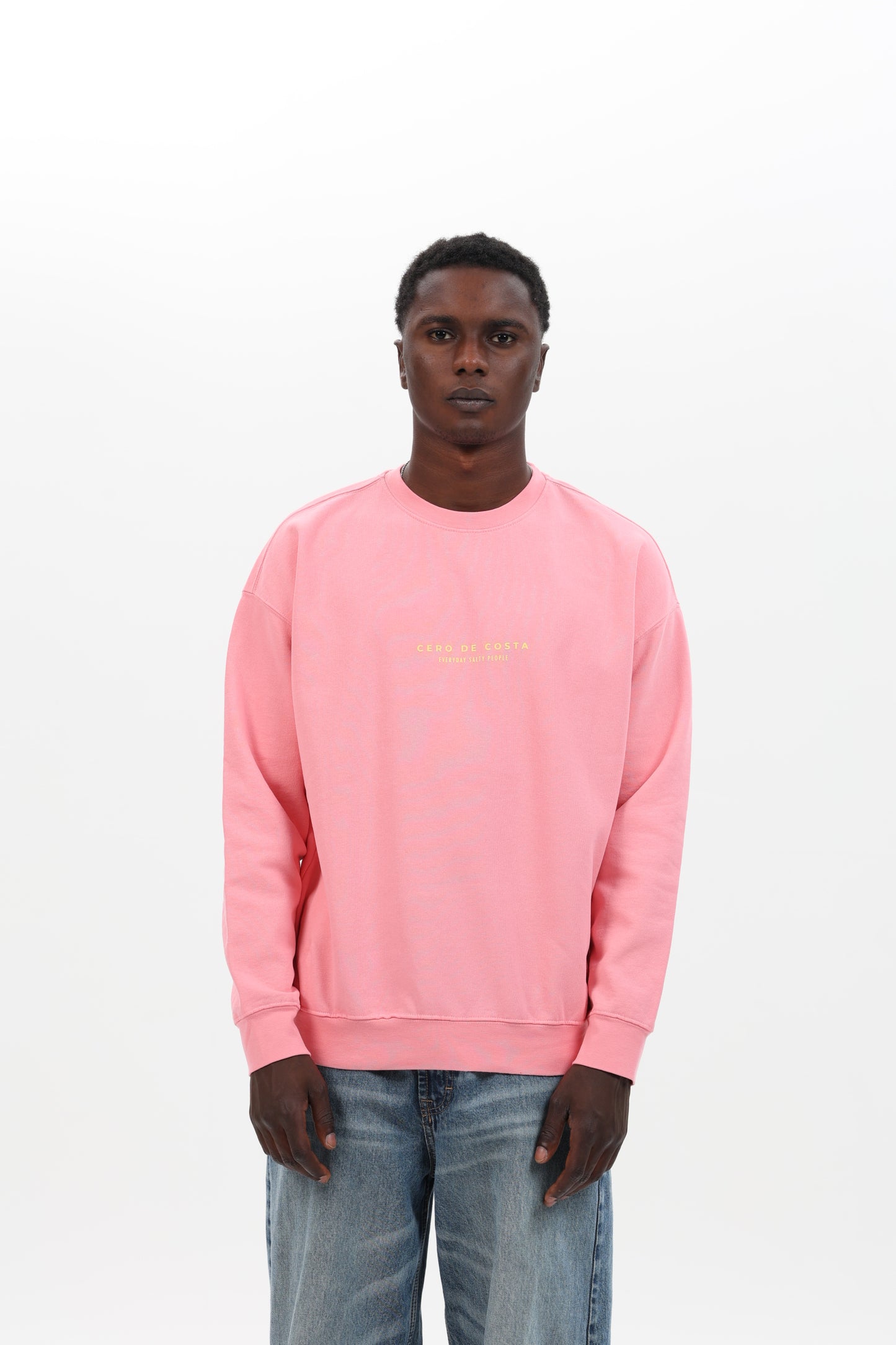 SUDADERA ROSA/BEIGE "O GROVE"