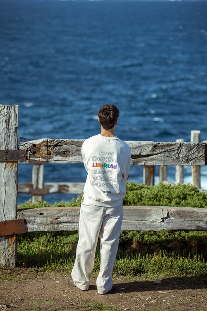SUDADERA BLANCO/MIX “PRIDE ORGULLO ATLANTICO”