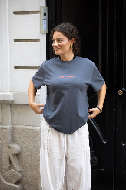 CAMISETA ANTRACITA/QUISQUILLA "COSTA DOCE"