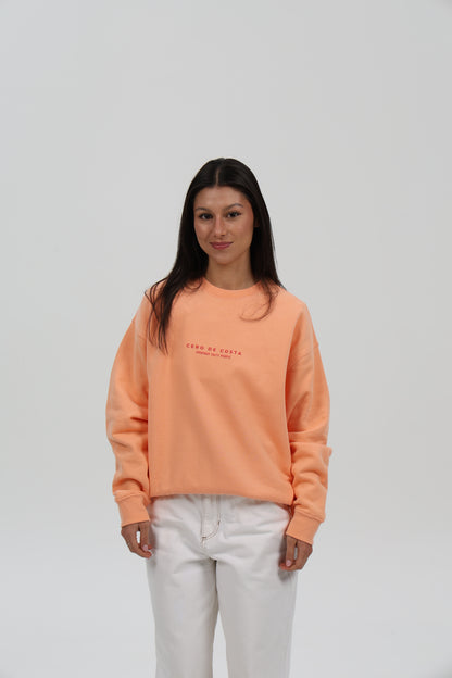 SUDADERA MELOCOTÓN/ROJO "PONTEDEUME"