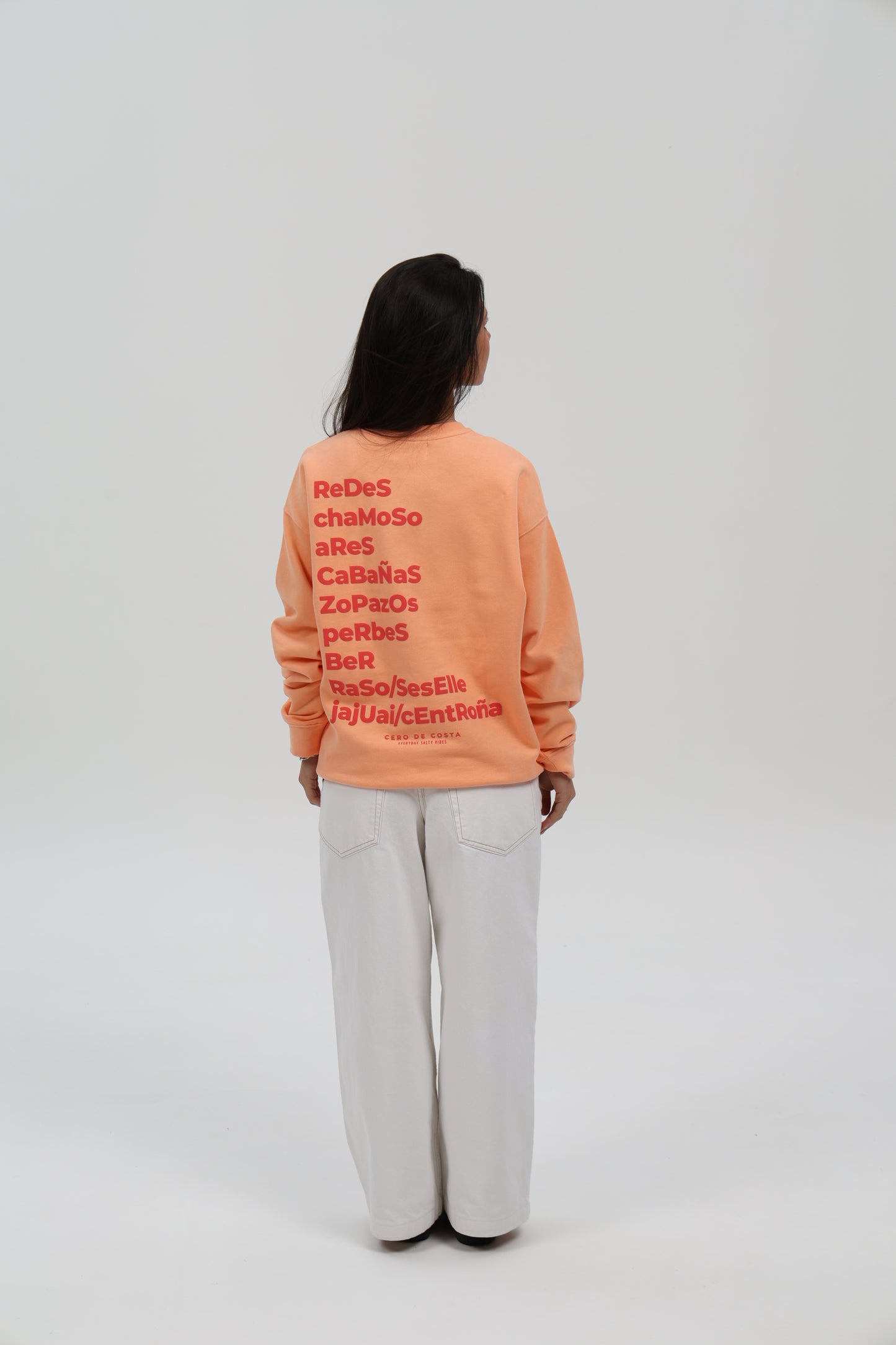 SUDADERA MELOCOTÓN/ROJO "PONTEDEUME"