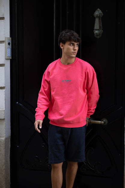 SUDADERA FRESA/VERDE "OS FAROS"