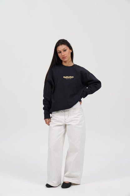 SUDADERA ANTRACITA-O/BEIGE "BARBANZA"