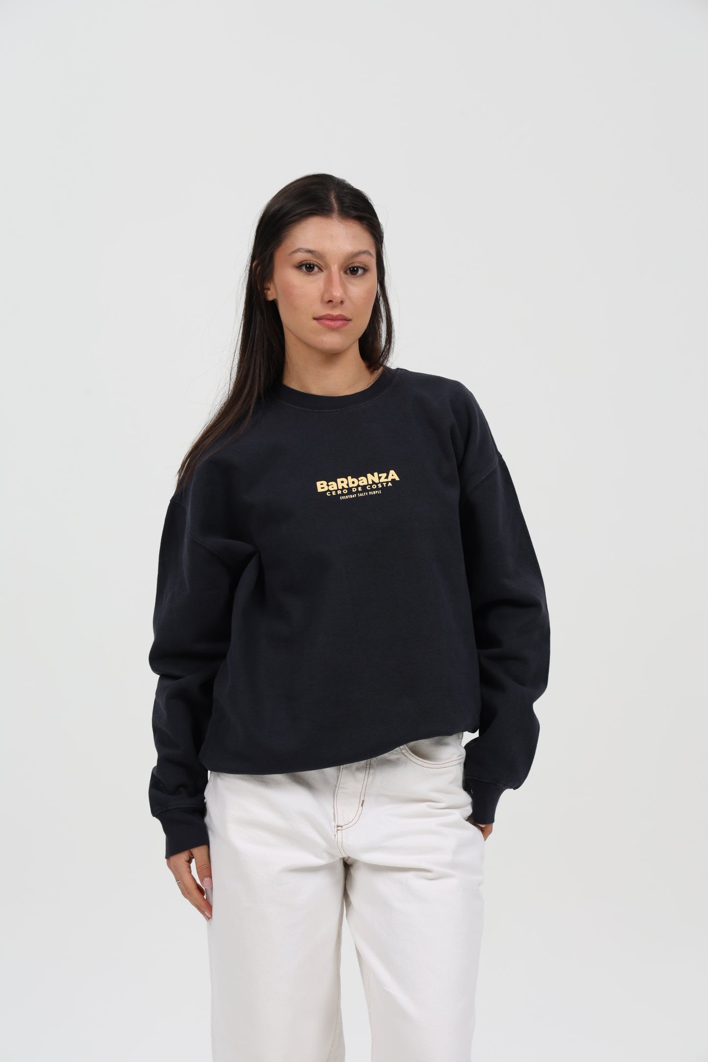 SUDADERA ANTRACITA-O/BEIGE "BARBANZA"