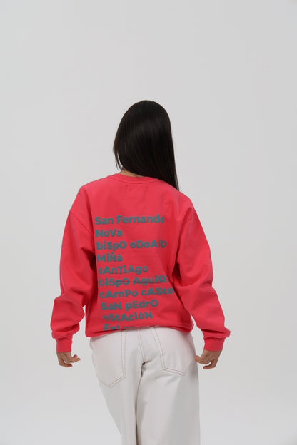 SUDADERA FRESA/AZUL "LUGO CIDADE ROMANA"