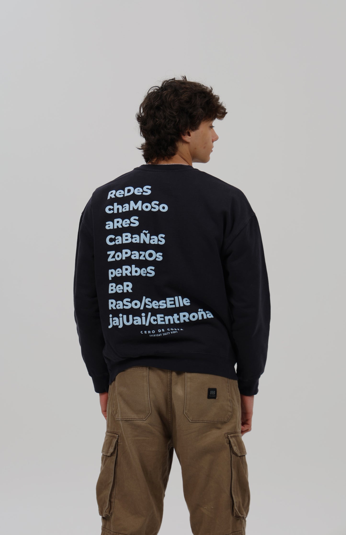 SUDADERA ANTRACITA-O/CELESTE "PONTEDEUME"