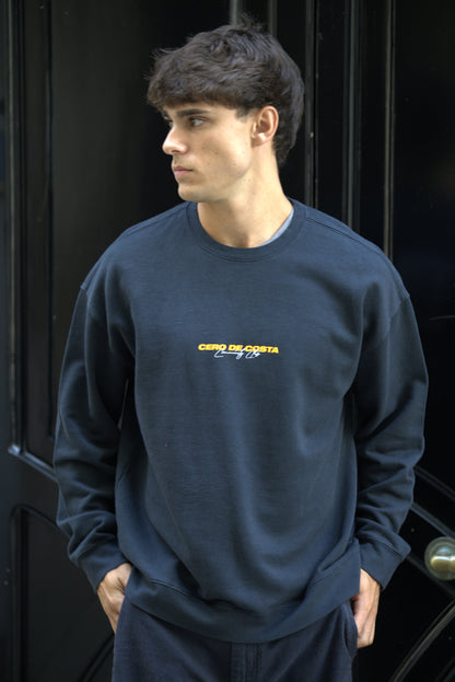 Anthracite/Prawn Sweatshirt "Not Only Beach" Logo