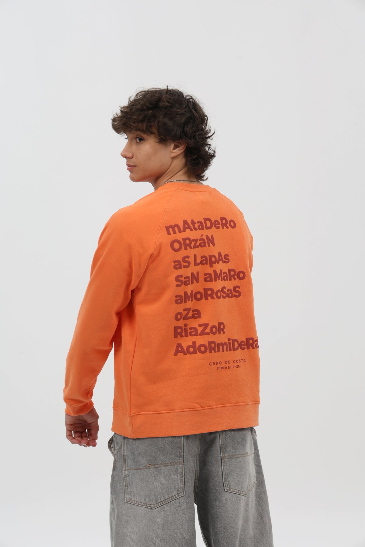 SUDADERA CORAL/ROJO "A CORUÑA"