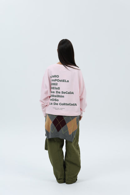SUDADERA ROSA/MENTA "VILAGARCÍA" CORTA – foto 2