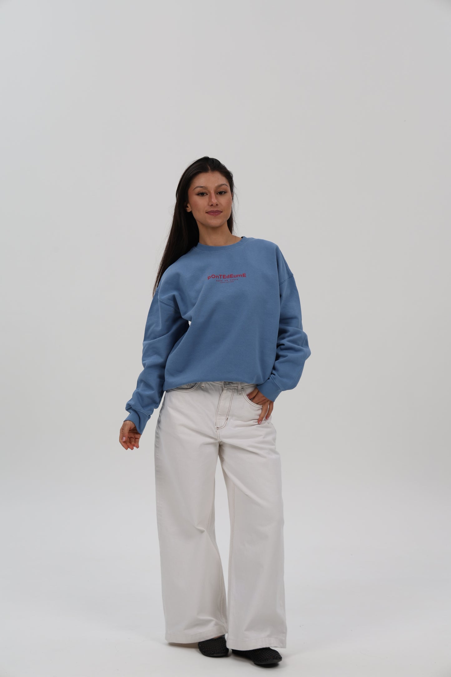 SUDADERA AZUL-D/GRANATE "PONTEDEUME"