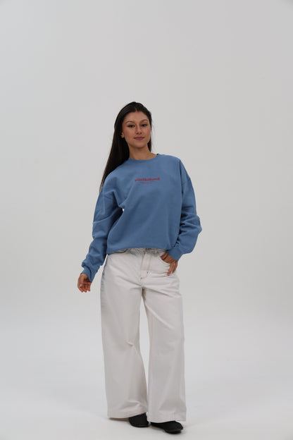 SUDADERA AZUL-D/GRANATE "PONTEDEUME"