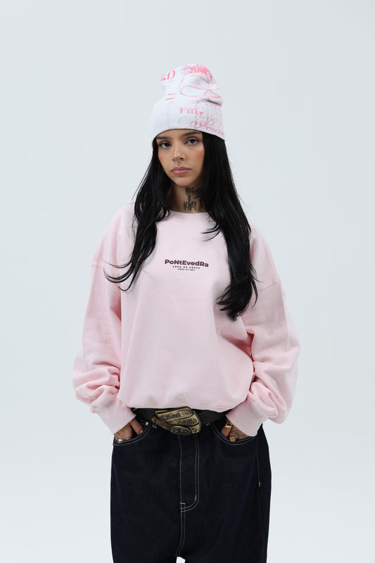 SUDADERA ROSA/BERENJENA "PONTEVEDRA CIUDAD" CORTA