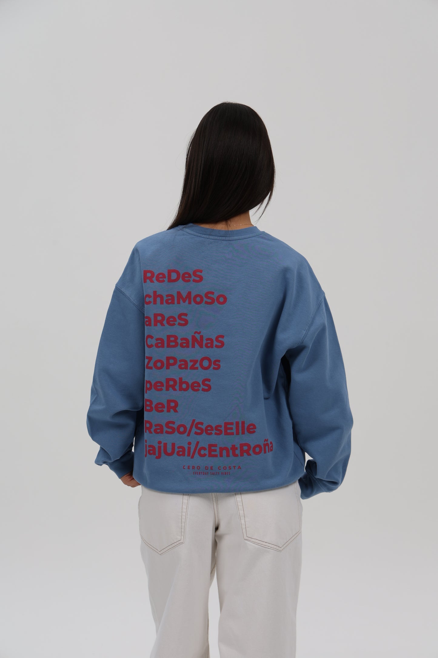 SUDADERA AZUL-D/GRANATE "PONTEDEUME"