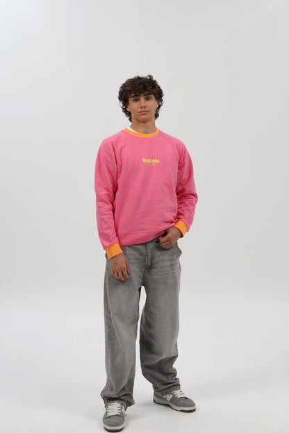 SUDADERA FUCSIA-RIPN/AMARILLO "BAIONA"
