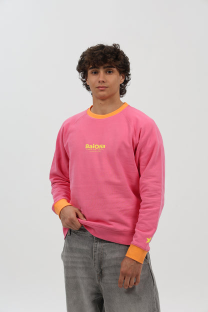 SUDADERA FUCSIA-RIPN/AMARILLO "BAIONA"