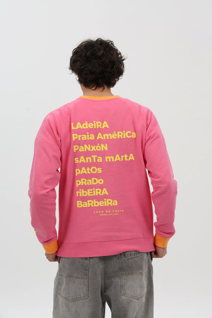 SUDADERA FUCSIA-RIPN/AMARILLO "BAIONA"