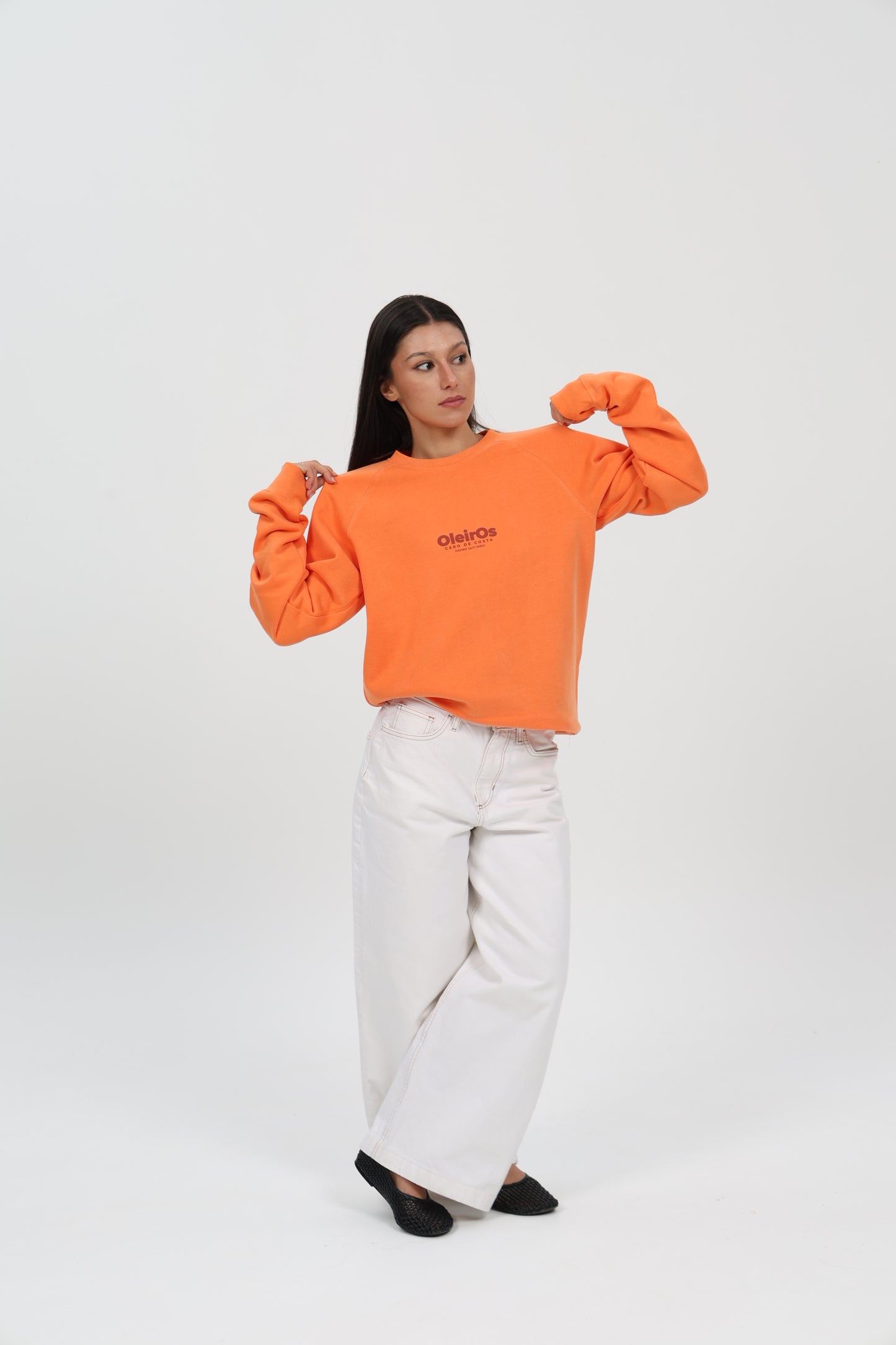 SUDADERA CORAL/ROJO "OLEIROS"