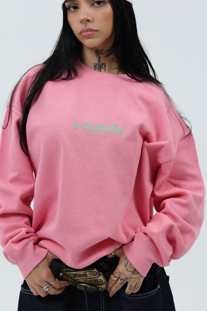 SUDADERA FUCSIA/MENTA "A CORUÑA"