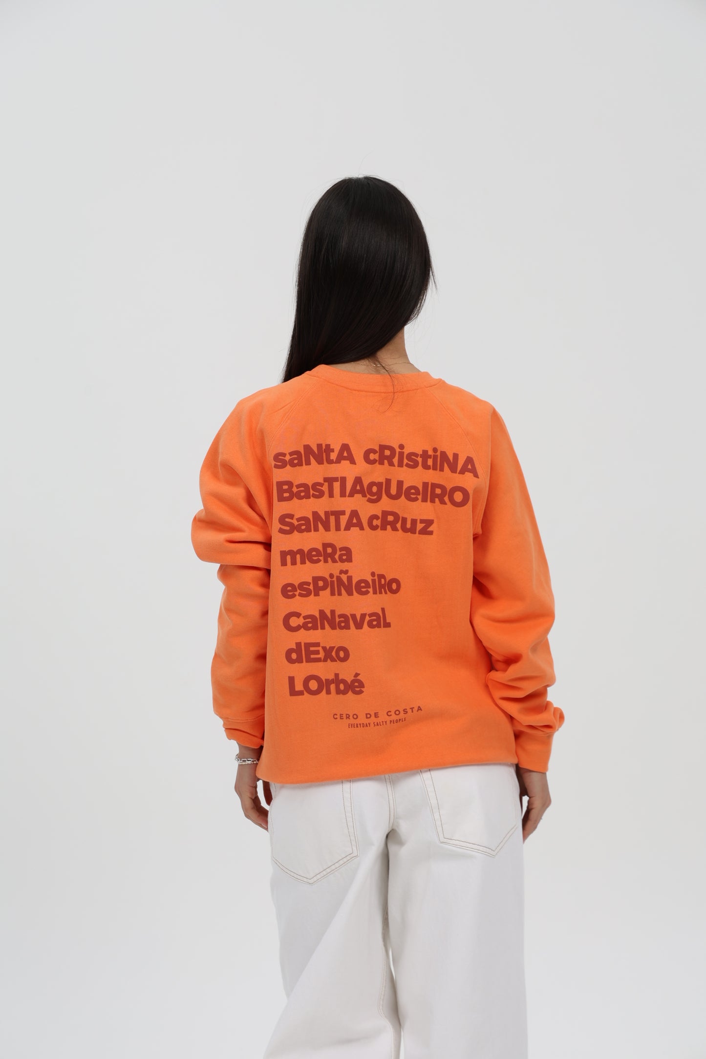 SUDADERA CORAL/ROJO "OLEIROS"