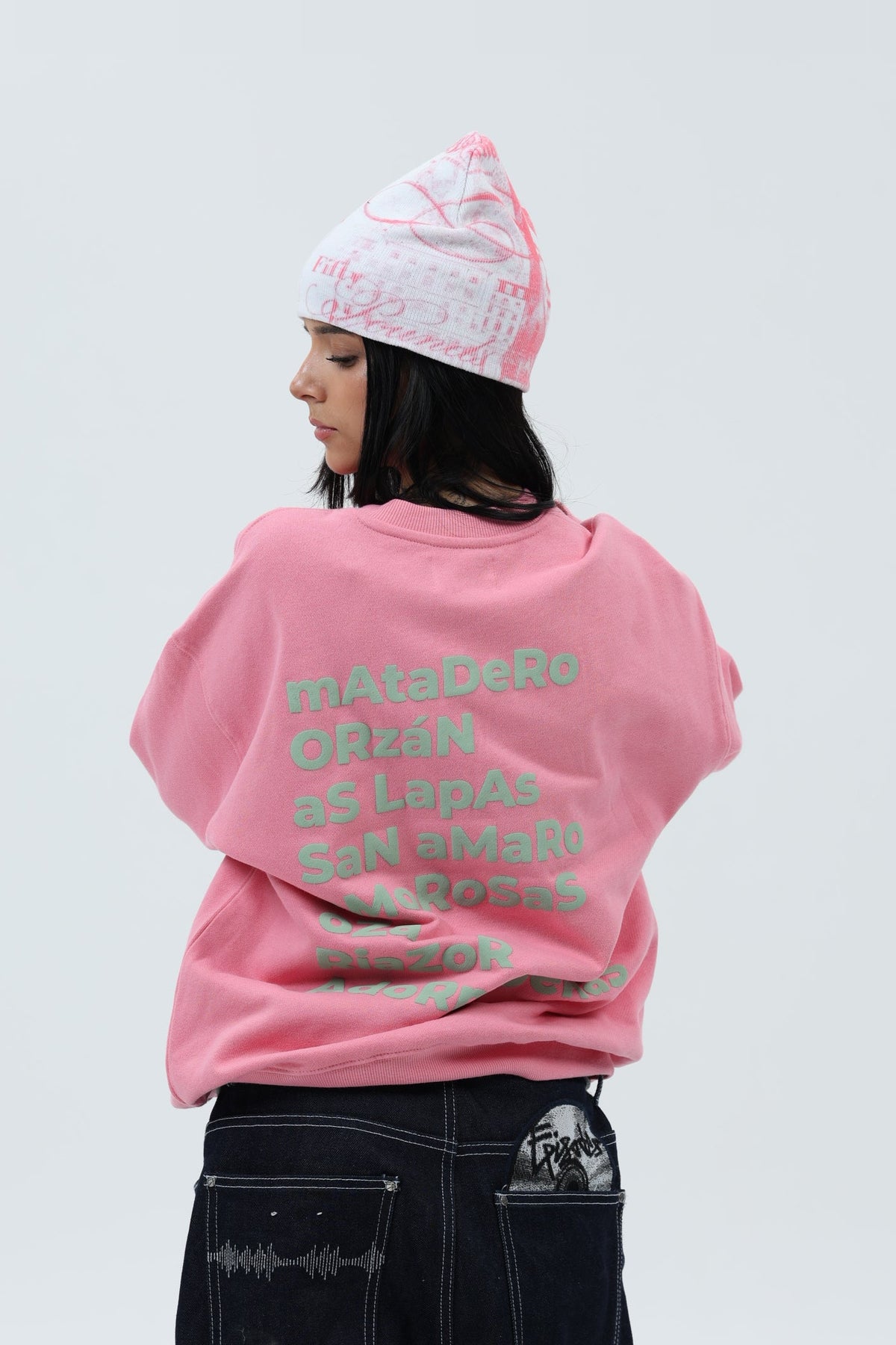 SUDADERA FUCSIA/MENTA "A CORUÑA"