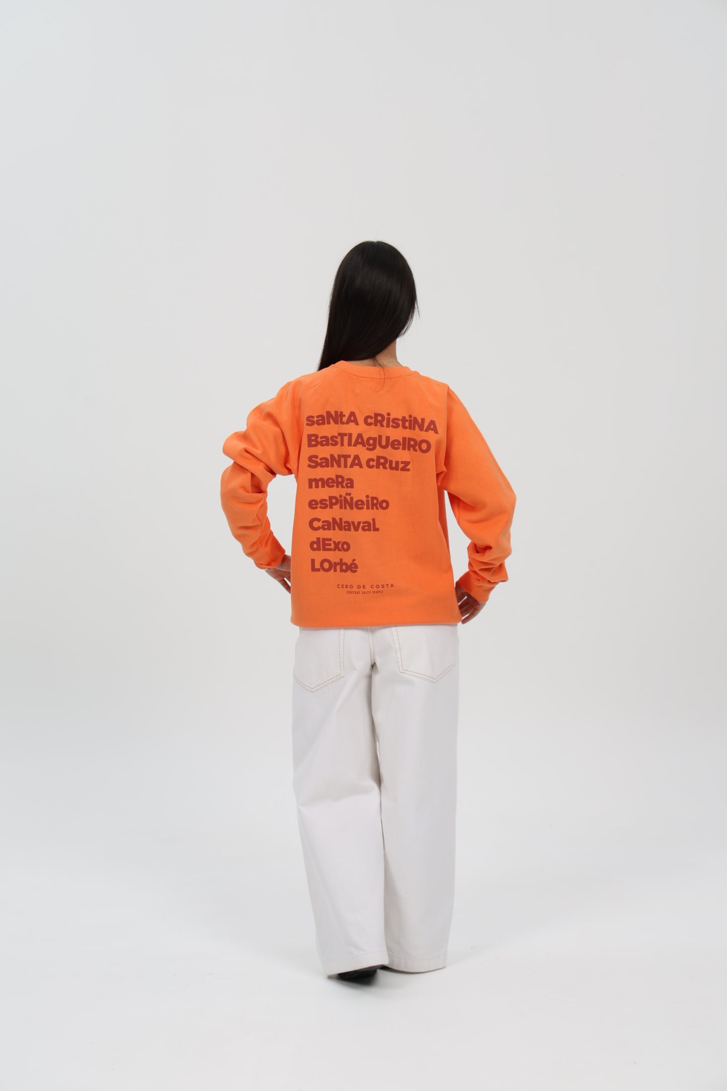 SUDADERA CORAL/ROJO "OLEIROS"