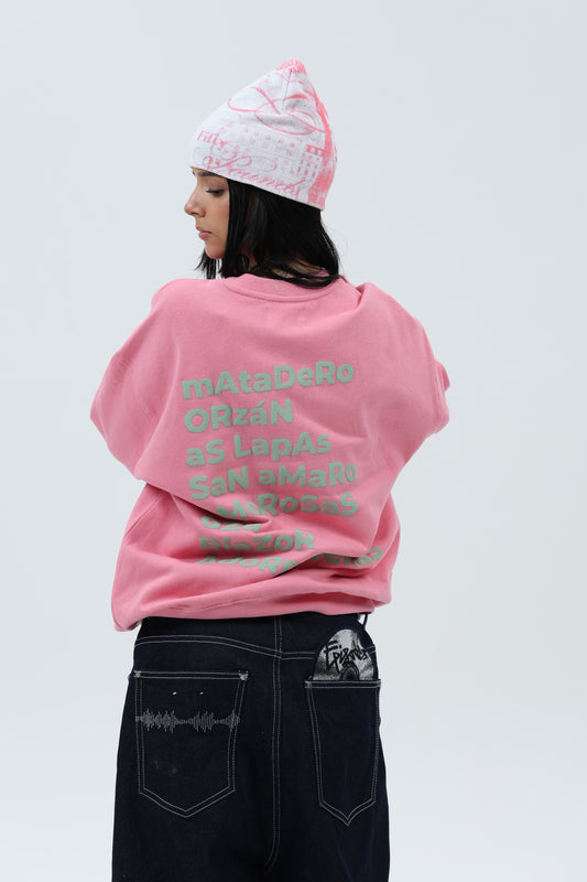 SUDADERA FUCSIA/MENTA "A CORUÑA"
