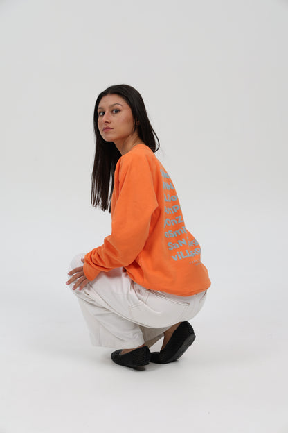 SUDADERA CORAL/CELESTE "FERROL"