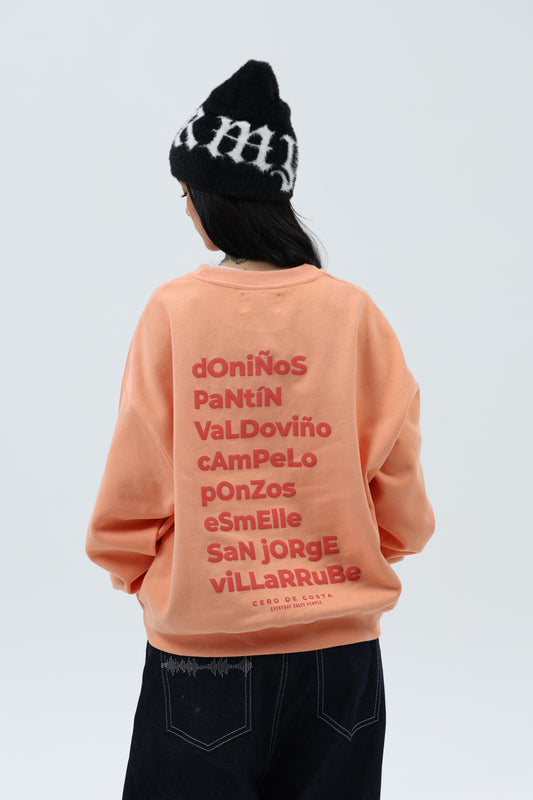 SUDADERA CORAL/ROJO"FERROL" CORTA