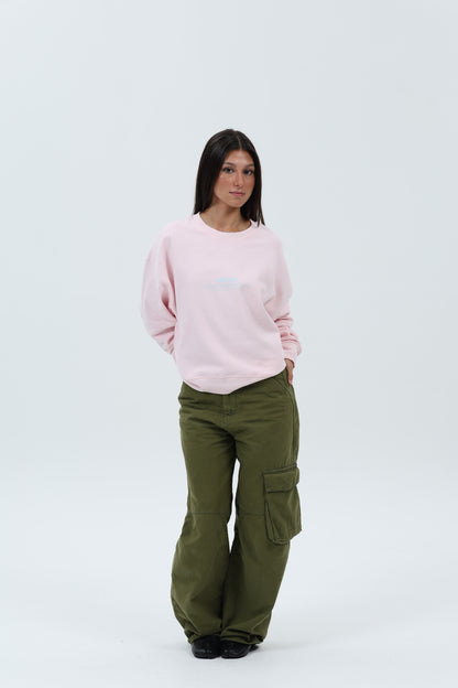 SUDADERA ROSA/CELESTE "MAMÁ" CORTA