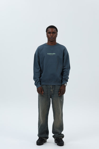 SWEATSHIRT ANTRACITE/VERDE "PONTEVEDRA CIDADE"