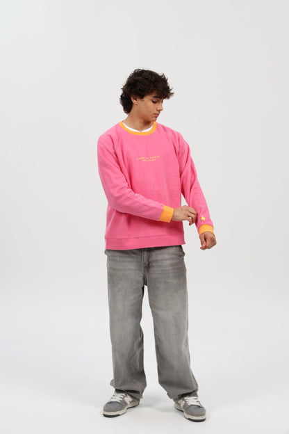 SUDADERA FUCSIA-RIPN/AMARILLO "VIGO"