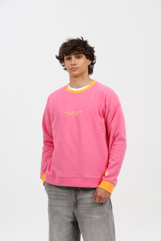 SUDADERA FUCSIA-RIPN/AMARILLO "VIGO"