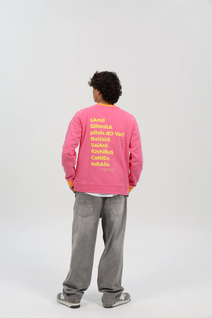 SUDADERA FUCSIA-RIPN/AMARILLO "VIGO"