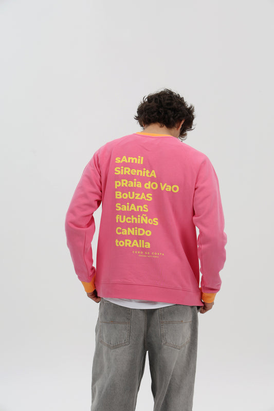 SUDADERA FUCSIA-RIPN/AMARILLO "VIGO"