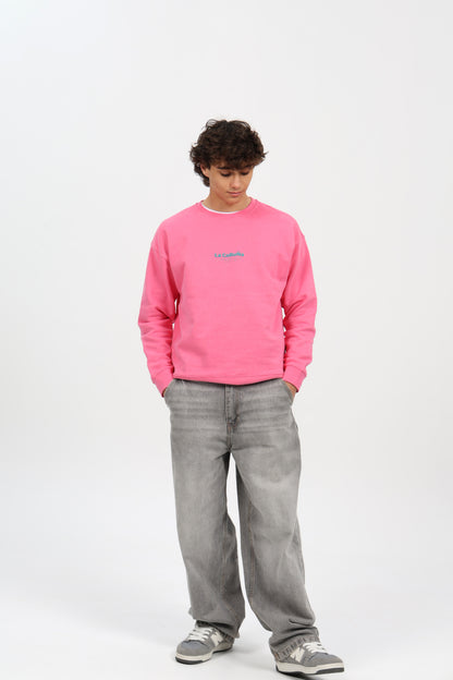 SUDADERA FUCSIA/AZUL "LA CORUÑA"