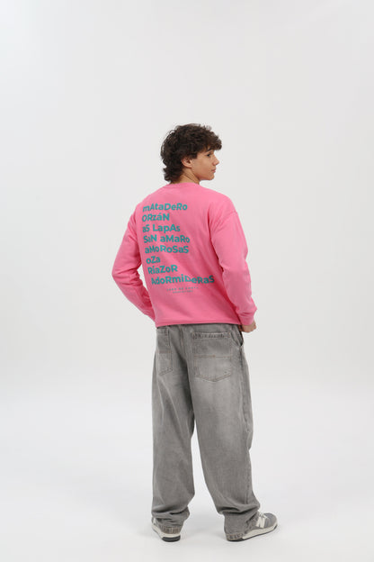 SUDADERA FUCSIA/AZUL "LA CORUÑA"