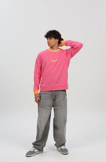 SUDADERA FUCSIA-RIPN/AMARILLO "SANXENXO"