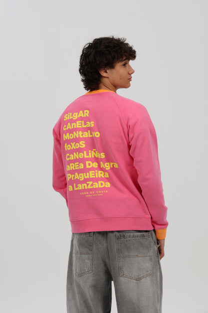SUDADERA FUCSIA-RIPN/AMARILLO "SANXENXO"