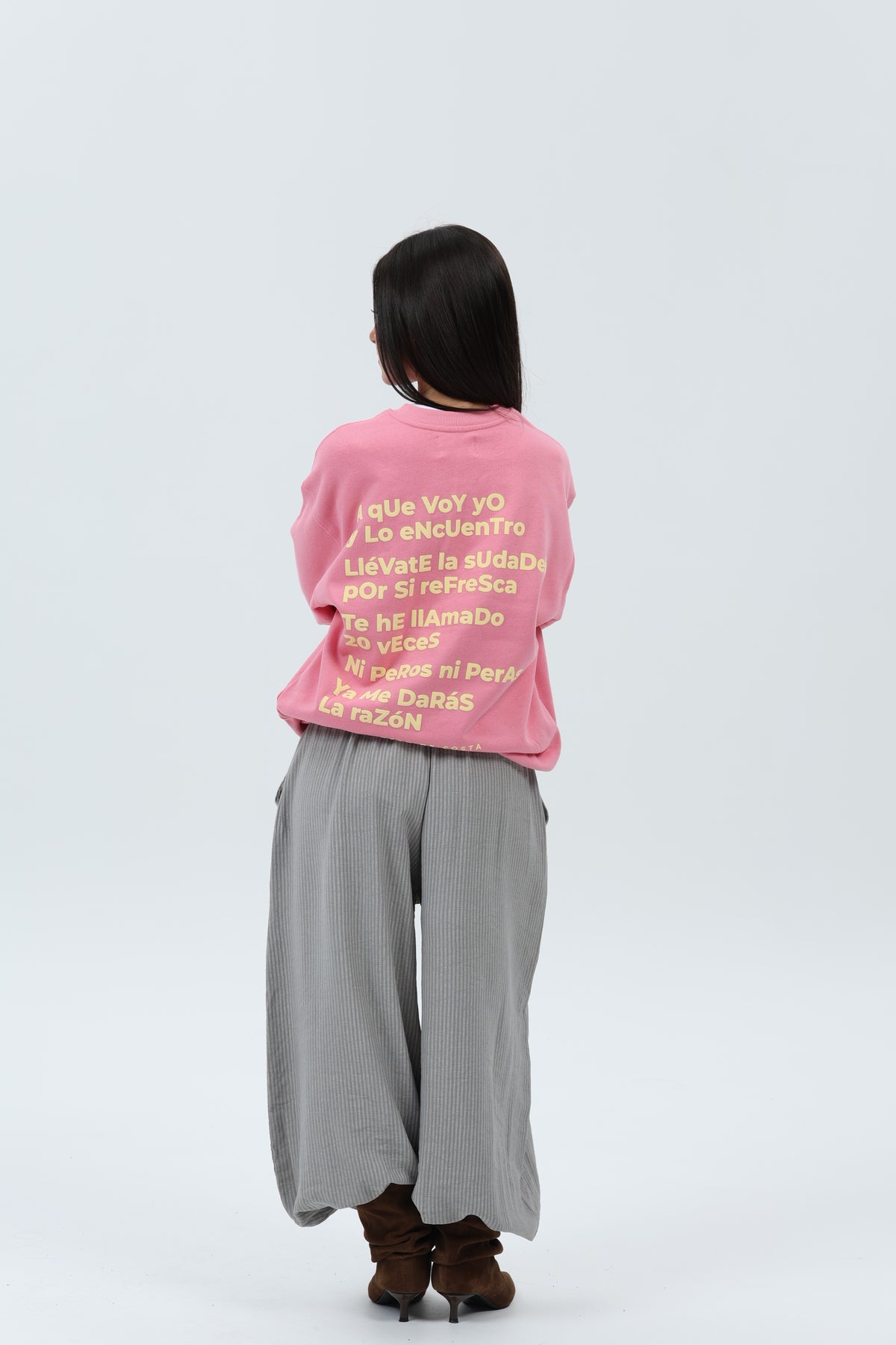 SUDADERA FUCSIA/CREMA "MAMÁ"